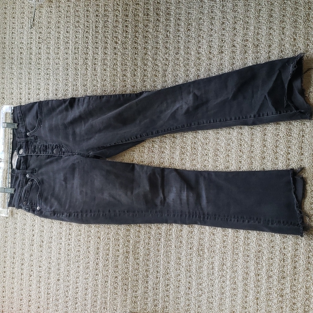Madewell high waisted gray/black dark jeans